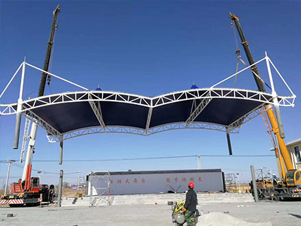 青海膜结构安装案例展示