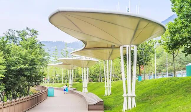 未来感十足的景观膜建筑!