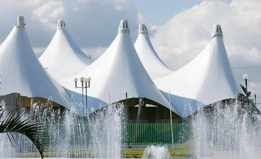 充气膜结构｜透光率95%｜温室/泳池顶棚专用！